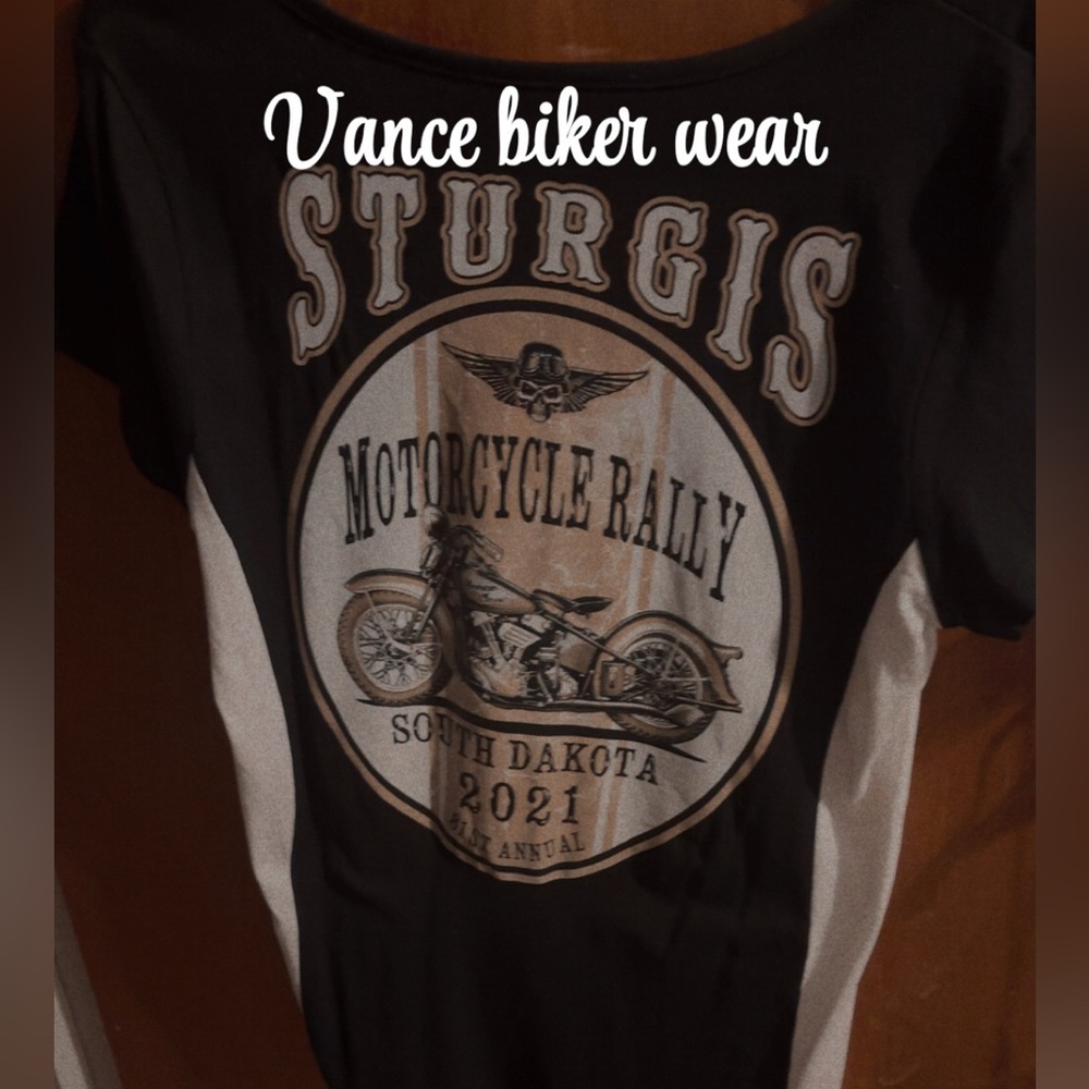 Barely worn bikers shirt